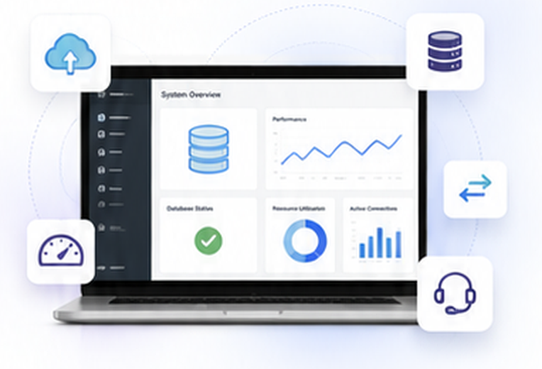 SAP HANA system monitoring and support dashboard
