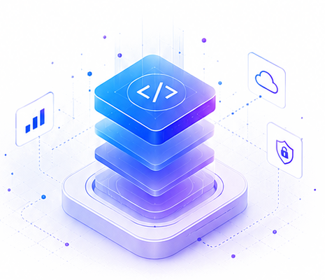 Software development services illustration