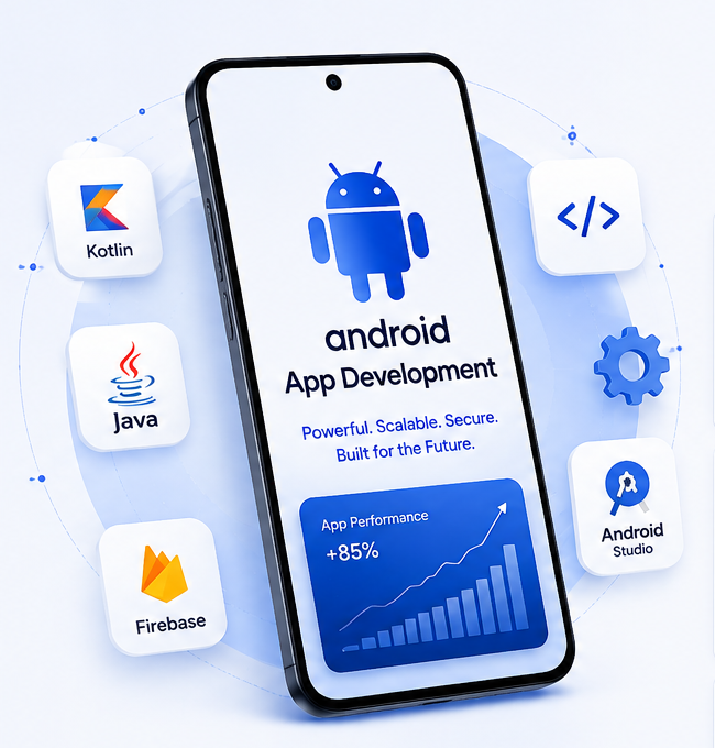 Android app development technologies and mobile application visual